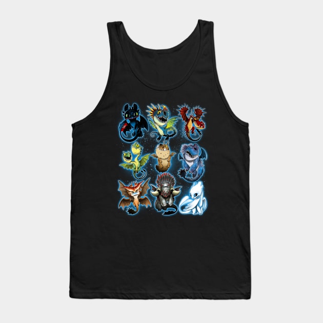 Trained Dragons Tank Top by alemaglia